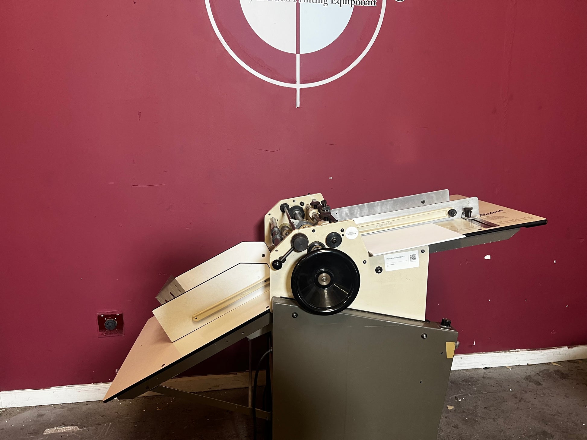 AA&D PressExchange Used Rosback 220A Perforating, Slitting, Scoring, and Creasing Machine
