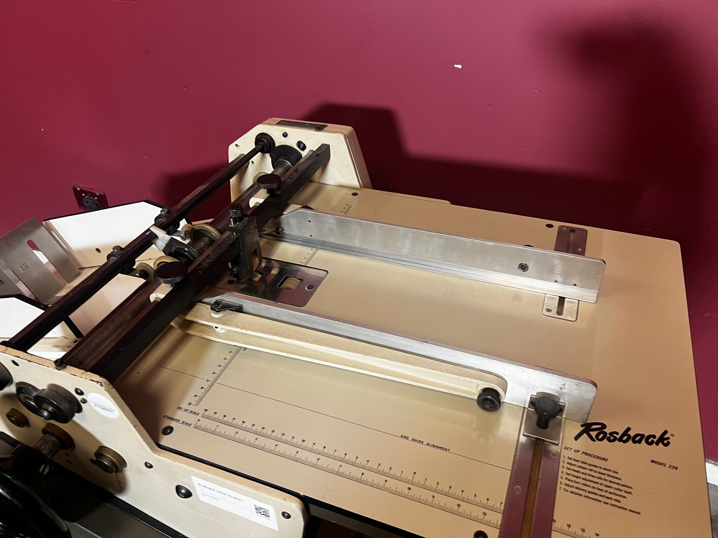AA&D PressExchange Used Rosback 220A Perforating, Slitting, Scoring, and Creasing Machine