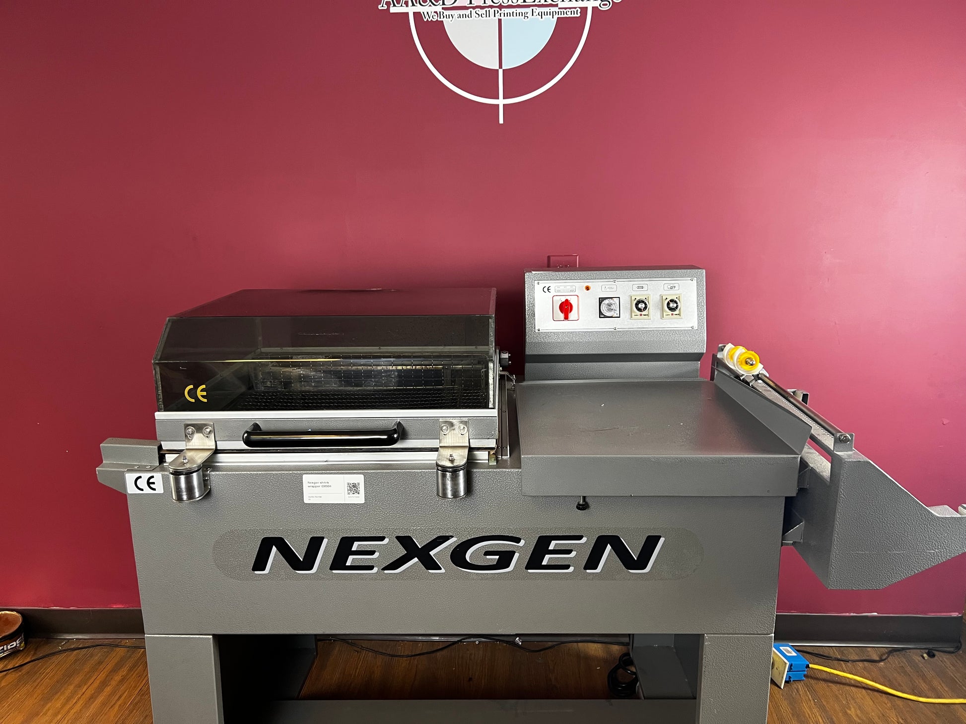 Used Nexgen 2000 Shrink Wrapper for Efficient High-Volume Production at AA&D PressExchange