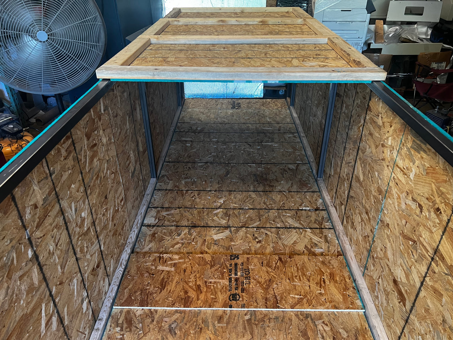 We completed six 25 foot crates