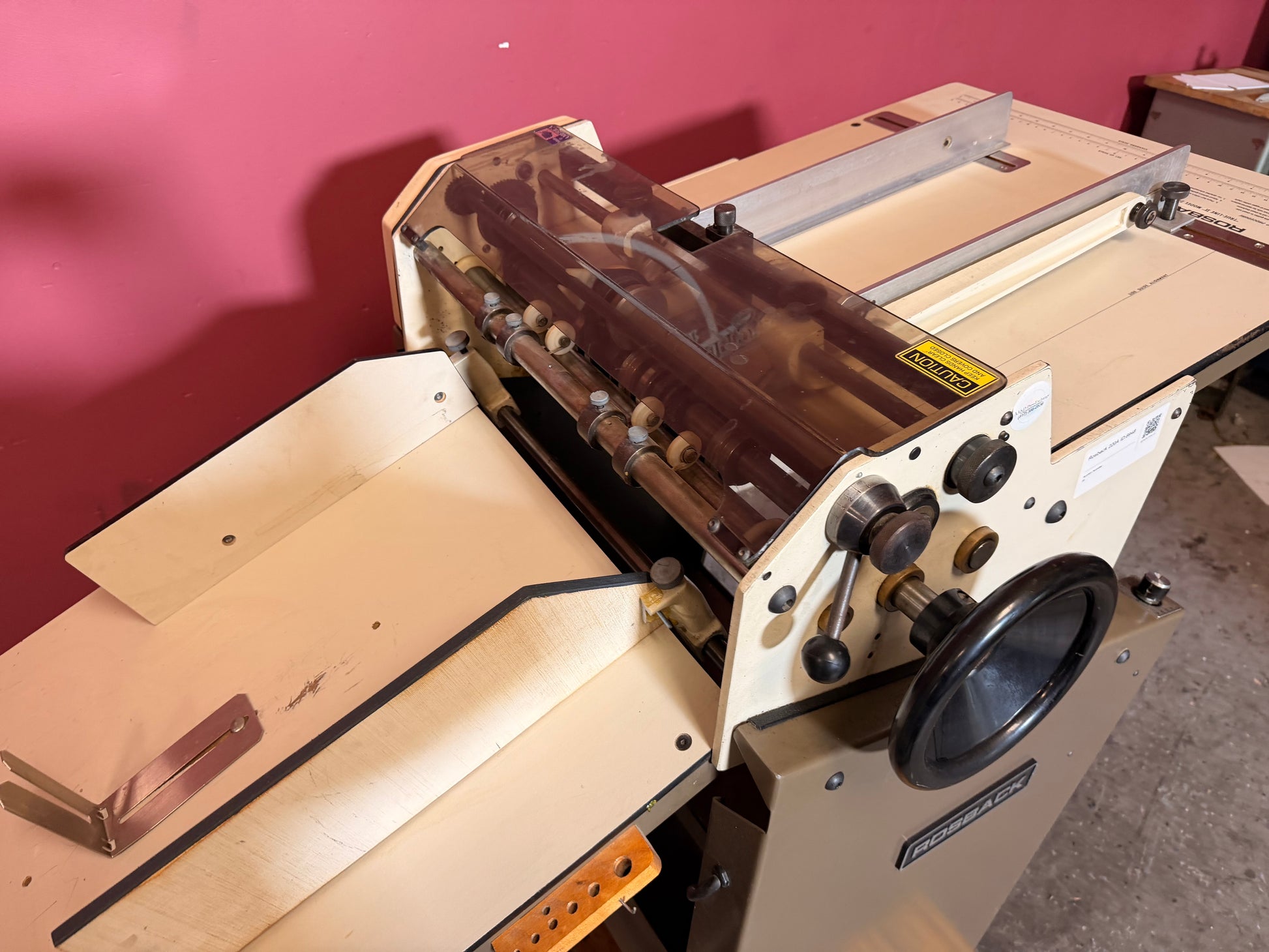 Used Rosback 220A Perforating Slit Score slitting and scoring rollers – AA&D PressExchange