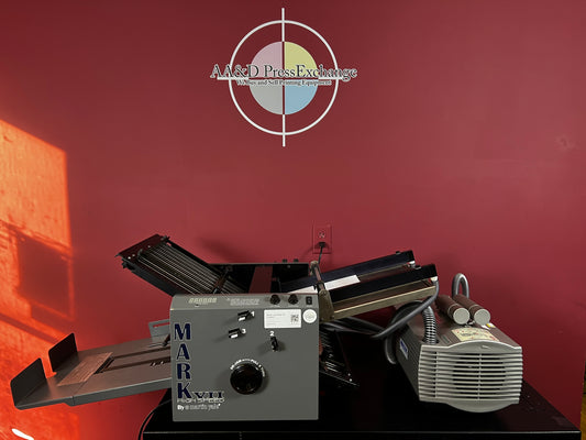 Used Martin Yale Mark VII Pro Series AirFeed paper folder front view – AA&D PressExchange