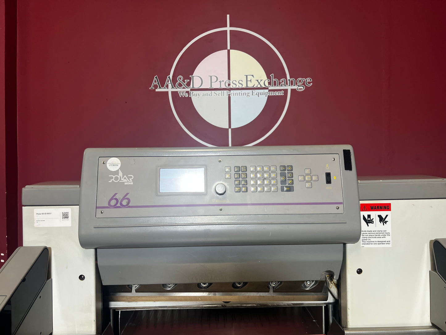 Used Polar 66 paper cutter hydraulic knife drive system – AA&D PressExchange