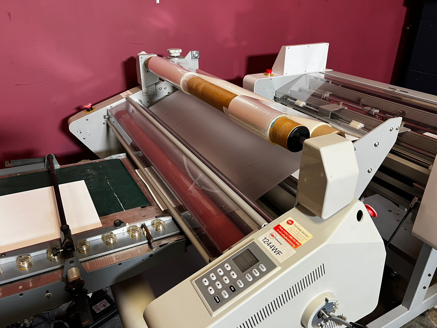 AA&D PressExchange Used GBC 1244 WF Laminator Cutter laminator for graphics, posters, and wide prints