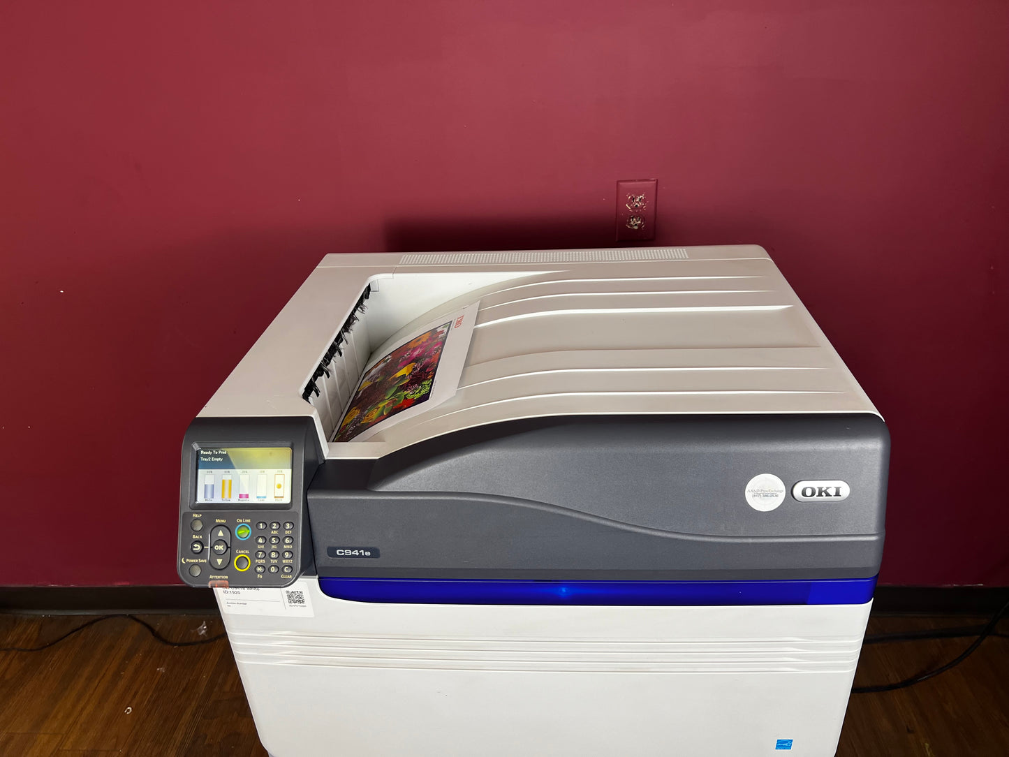 AA&D PressExchange Used Oki C941e color printer with HD microfine toner for crisp vivid image quality