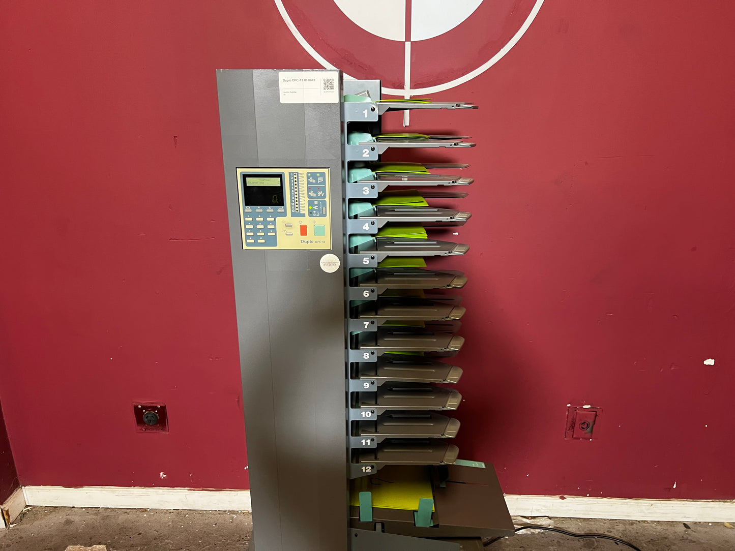 Used Duplo DFC-12 Collator Tower and Bin Stack View – AA&D PressExchange
