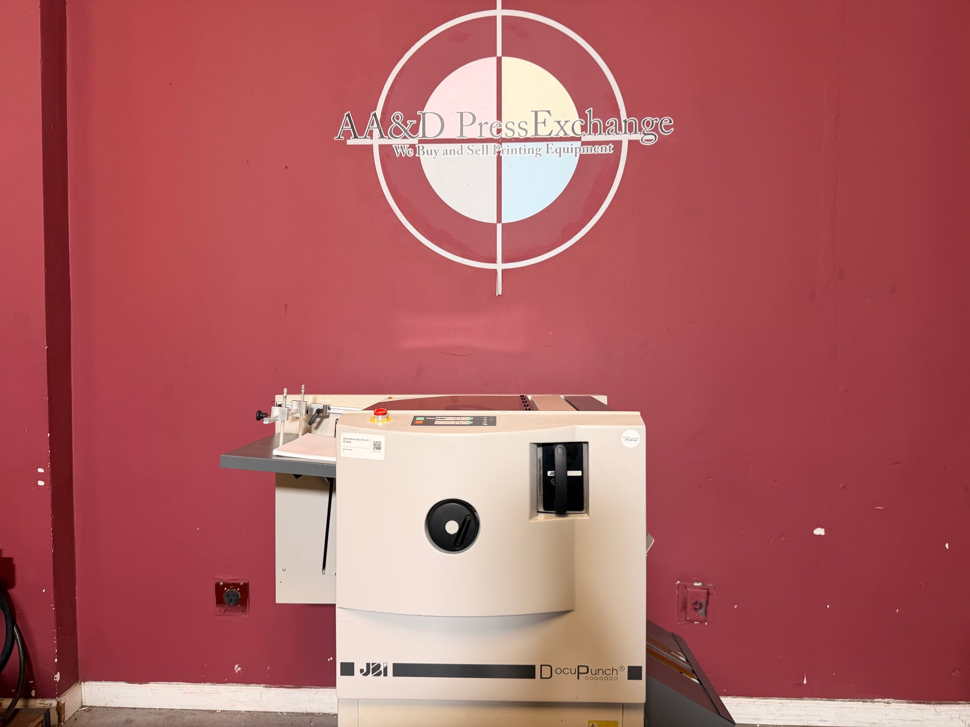 Used James Burn P33 DocuPunch 4:1 Die wiring and connector section – AA&D PressExchange