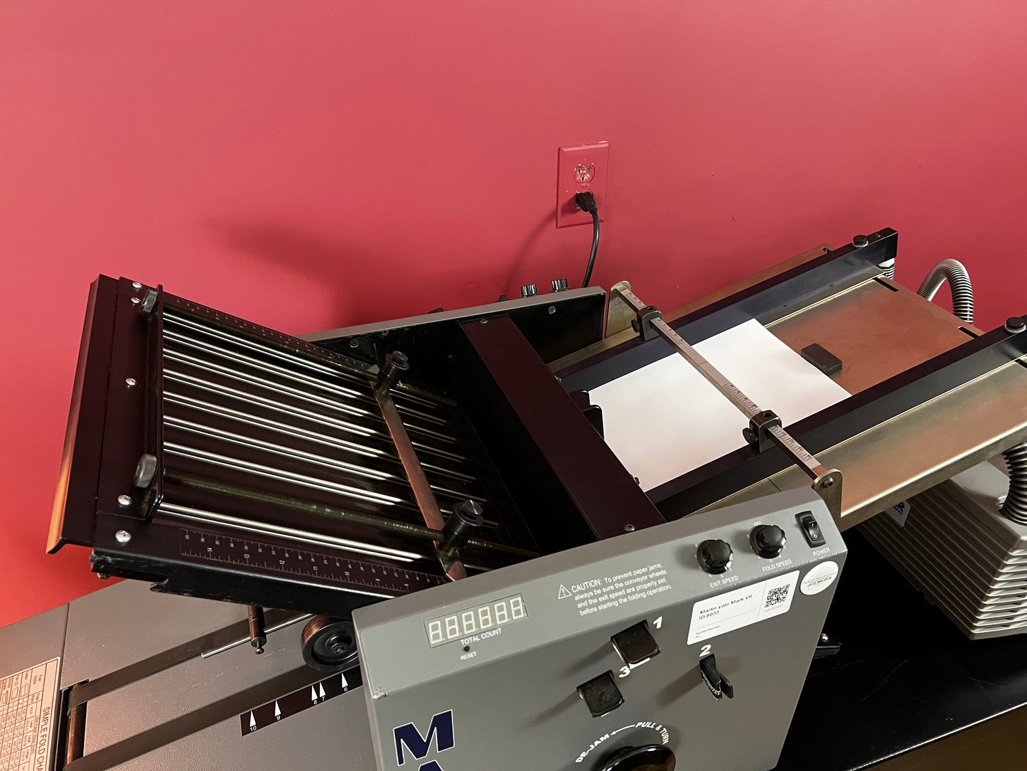 Used Martin Yale Mark VII Pro Series professional mailroom folding machine – AA&D PressExchange
