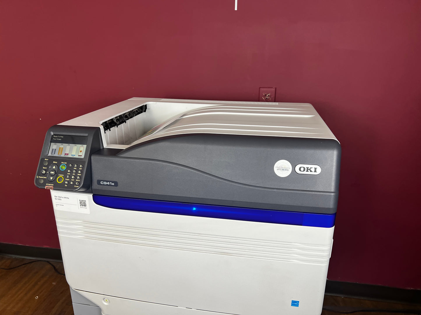 AA&D PressExchange Used Oki C941e digital LED printer 1200x1200 dpi sharp vibrant color prints