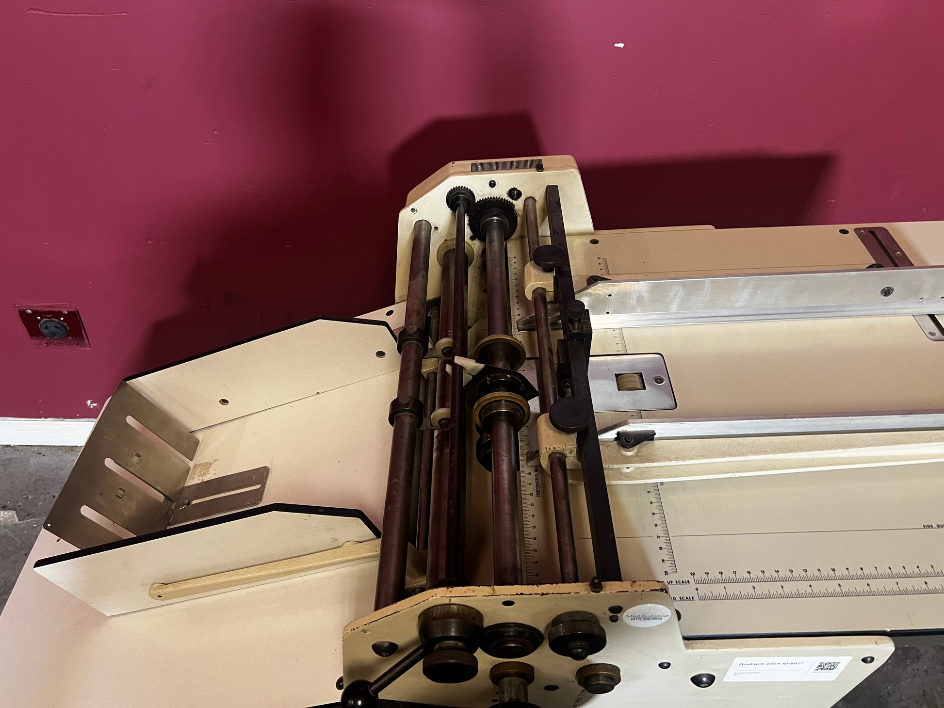 AA&D PressExchange Used Rosback 220A Perforating, Slitting, Scoring, and Creasing Machine