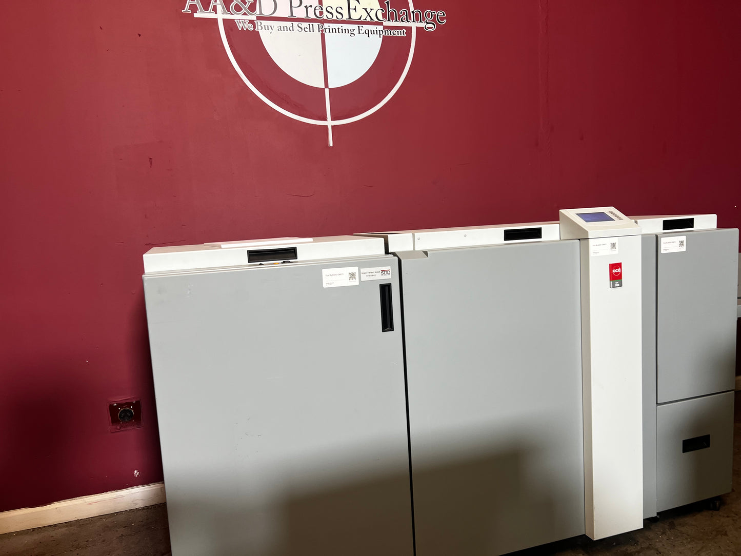 OCE 200 booklet maker 56k meter
