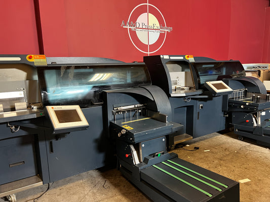 Used CP Bourg BB3002 Fully Automatic Perfect Binder front view – AA&D PressExchange
