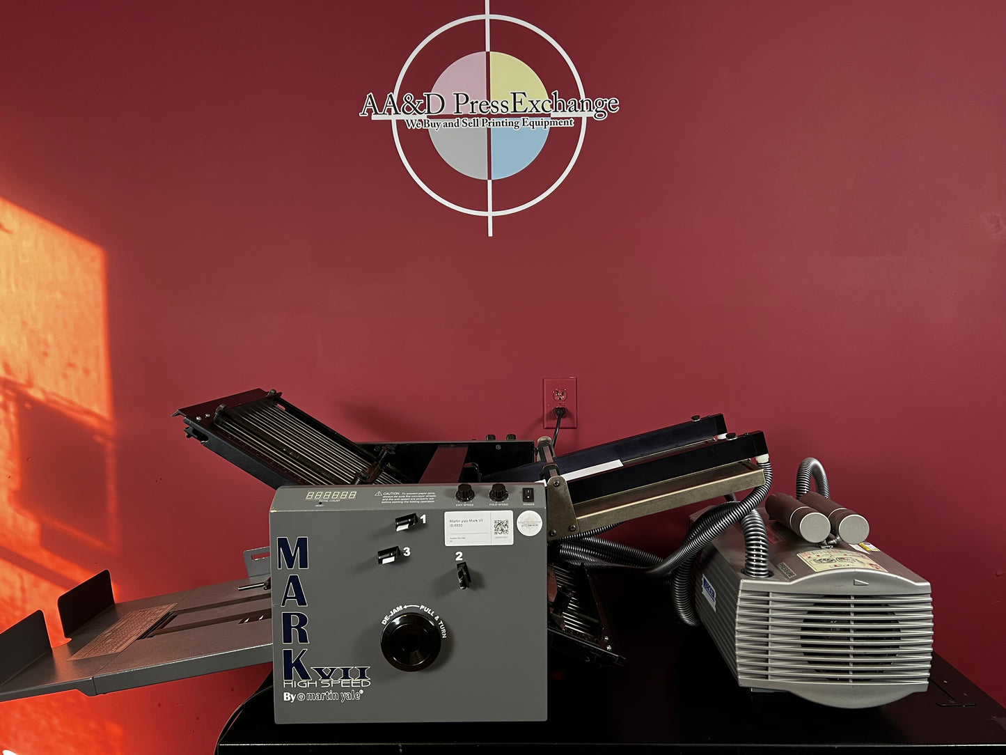Used Martin Yale Mark VII Pro Series top-loading commercial folder – AA&D PressExchange