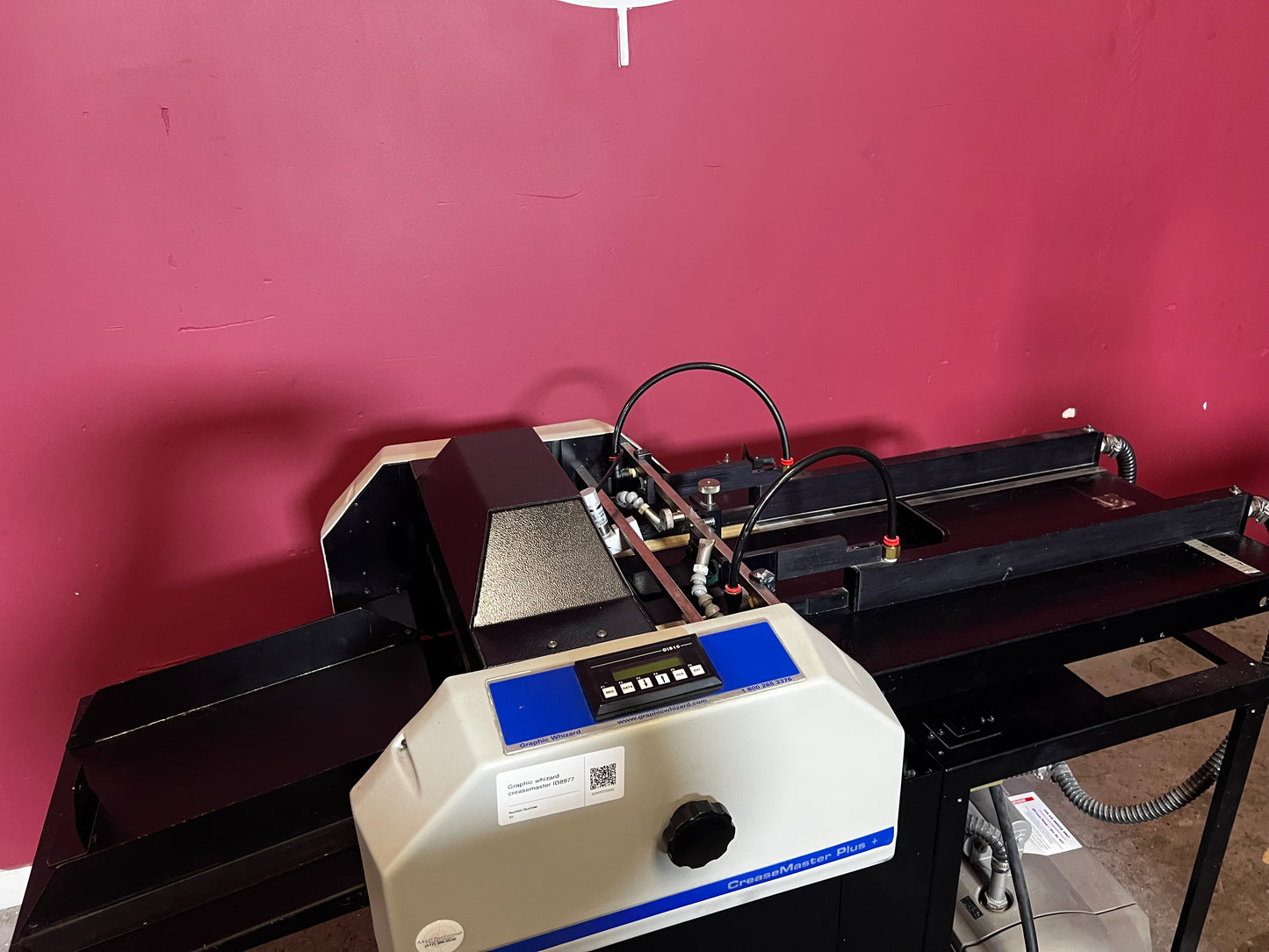 Used Graphic Whizard Creasemaster Plus automated finishing equipment – AA&D PressExchange
