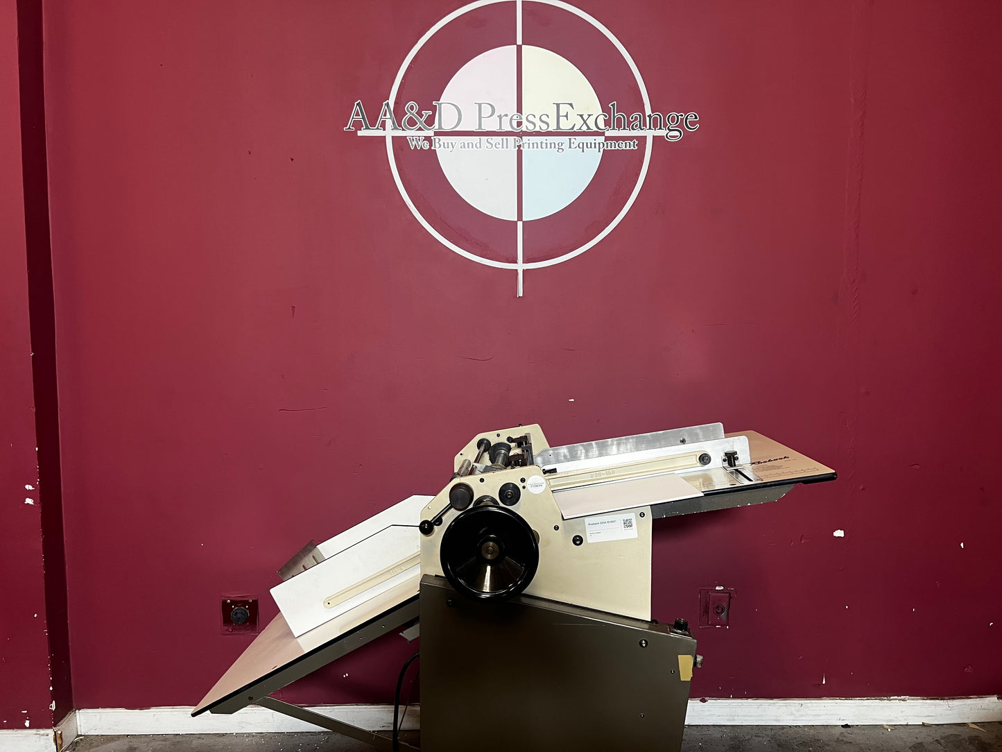 Used Rosback 220A Perforating, Slitting, Scoring, and Creasing Machine at AA&D PressExchange