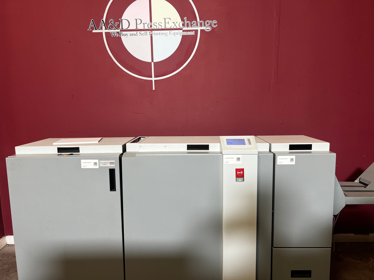 OCE 200 booklet maker 56k meter