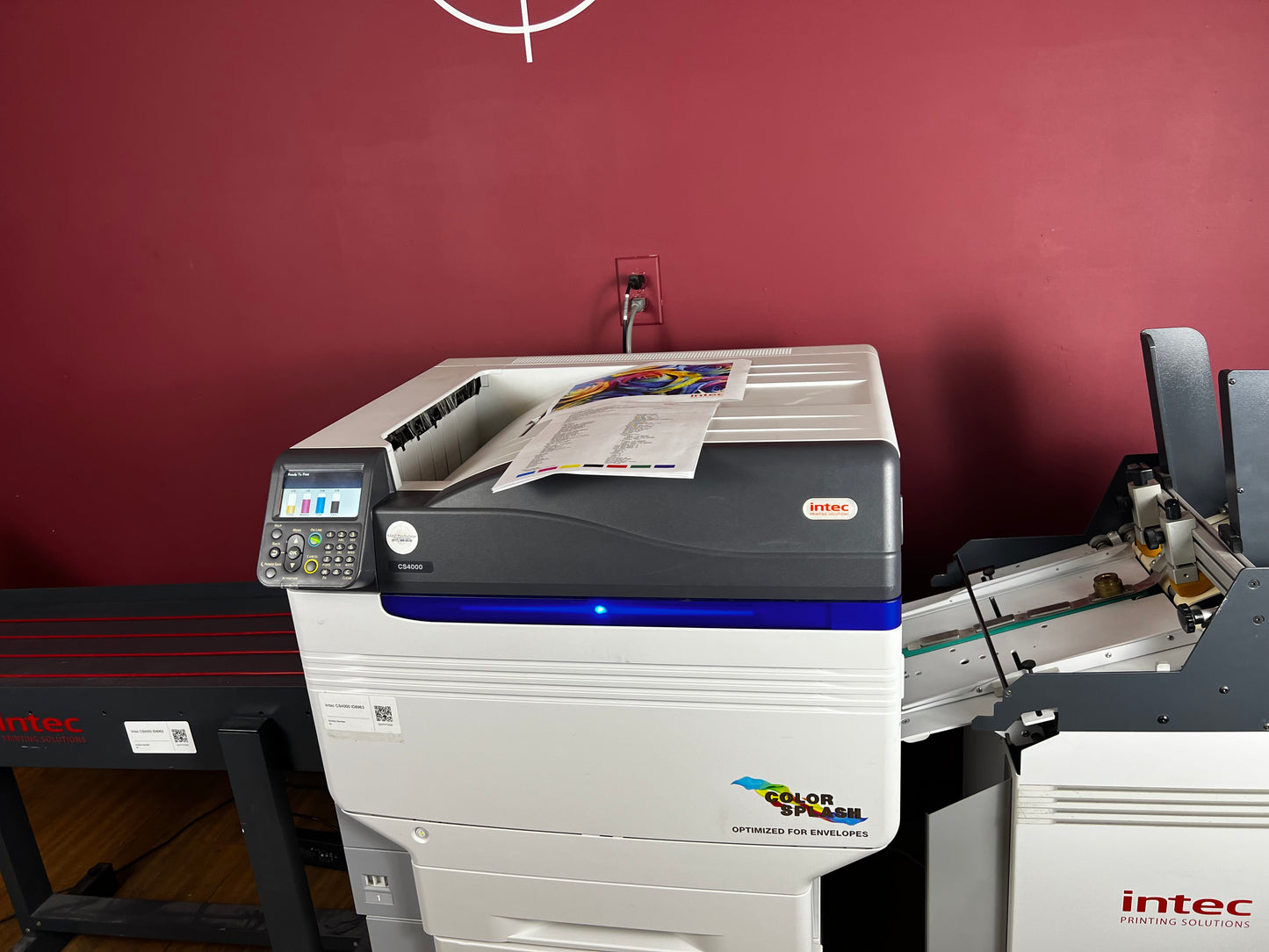 Low Meter 100k Intec CS4000 Envelope Printer