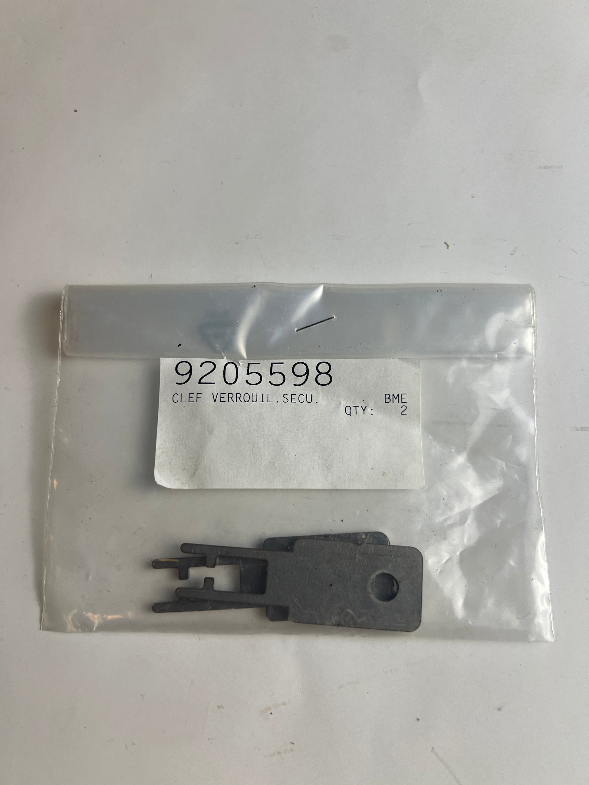 C.P. Bourg 9205598 Security Lock Key Genuine Spare Part - AA&D PressExchange