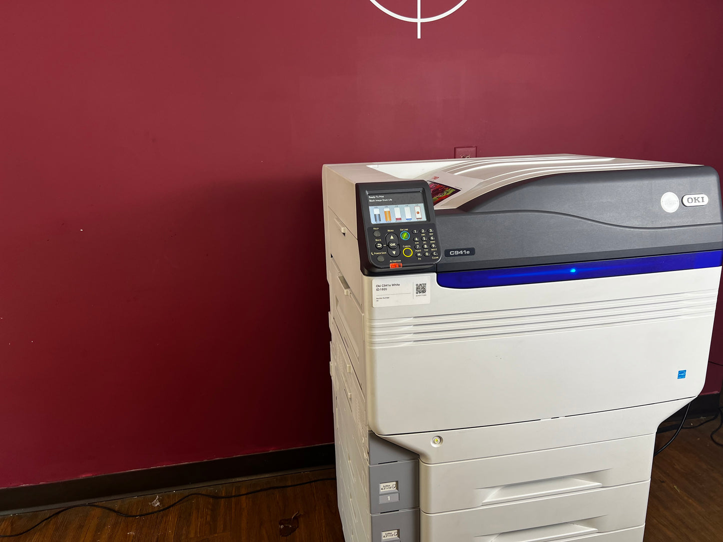 AA&D PressExchange Used Oki C941e professional LED printer with CMYK and optional gloss effects