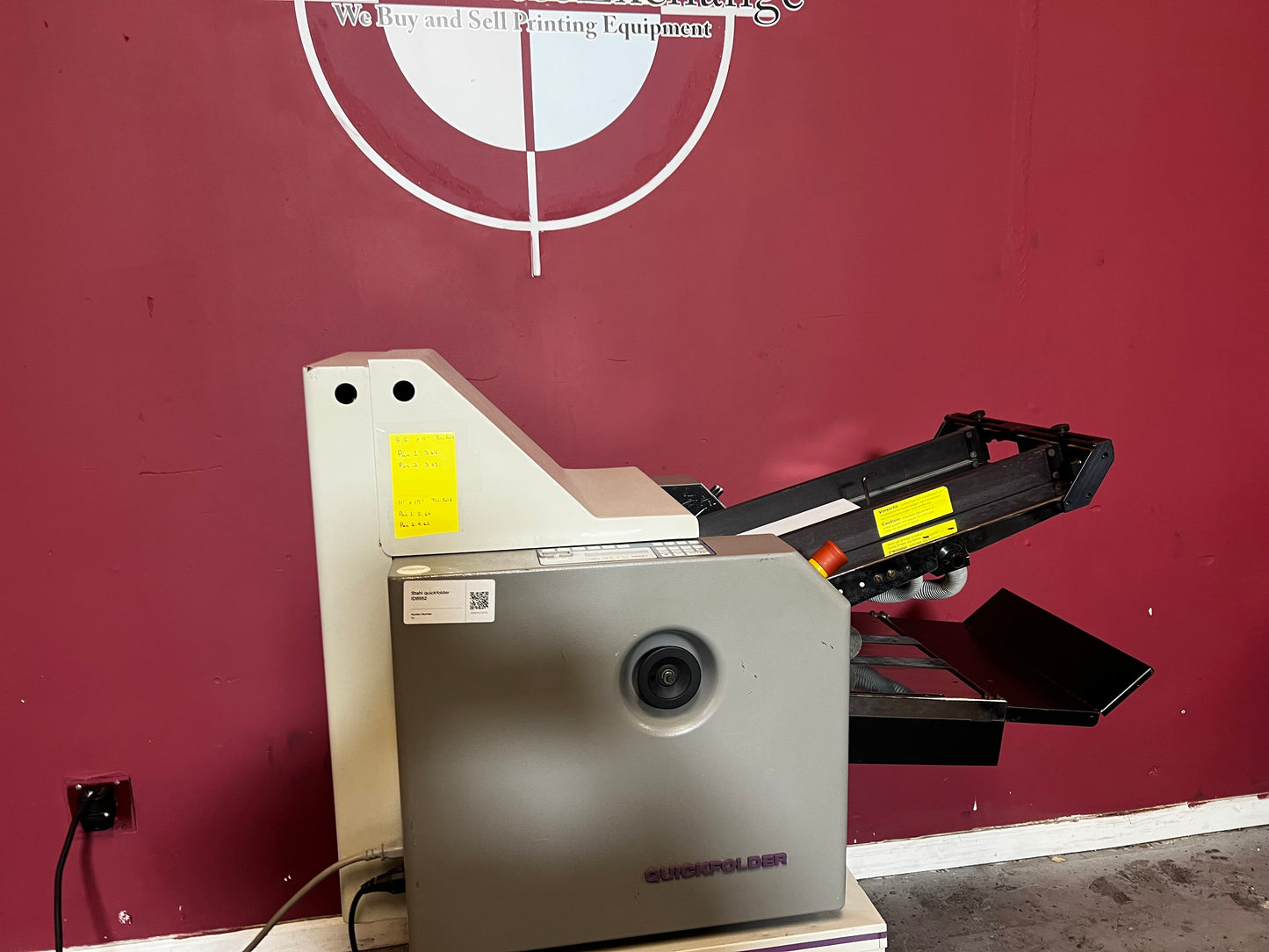 Used Heidelberg T34A Quickfolder compact paper folding machine – AA&D PressExchange