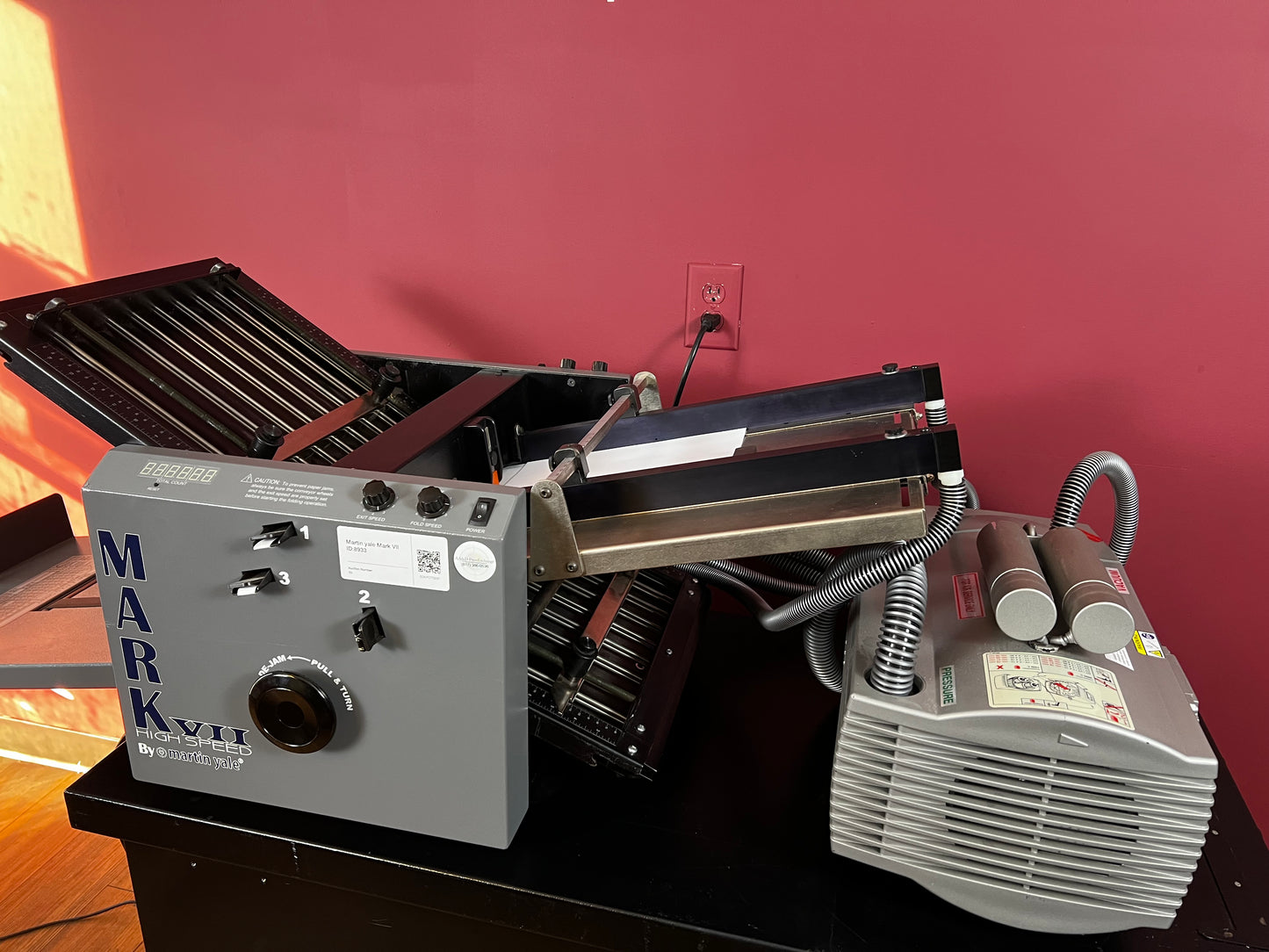 Used Martin Yale Mark VII Pro Series tabletop AirFeed paper folder – AA&D PressExchange
