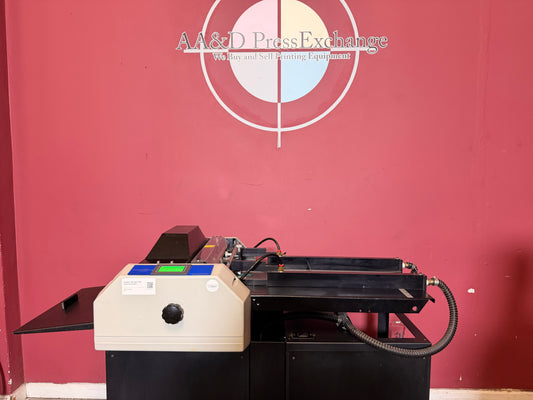Used Graphic Whizard CreaseMaster Plus automatic creasing and perforating machine – AA&D PressExchange