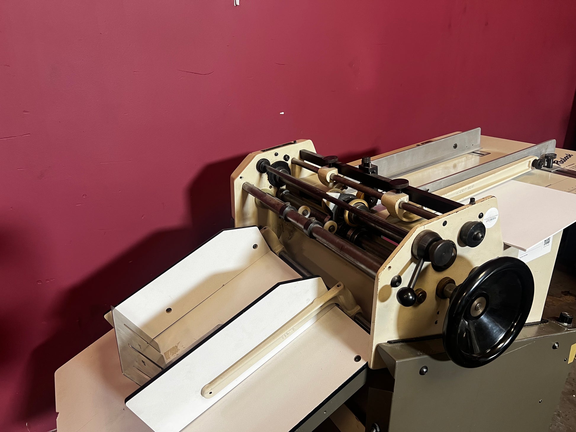 AA&D PressExchange Used Rosback 220A Perforating, Slitting, Scoring, and Creasing Machine