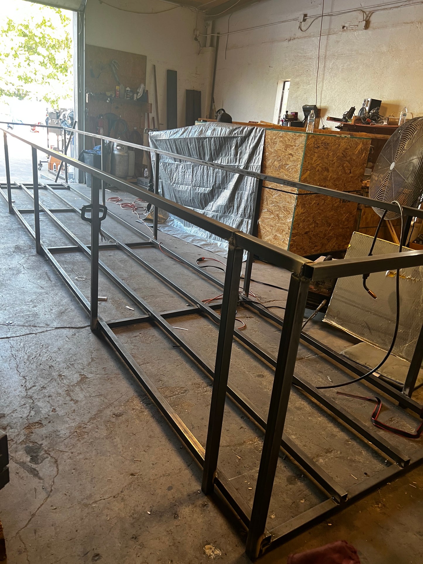 We completed six 25 foot crates