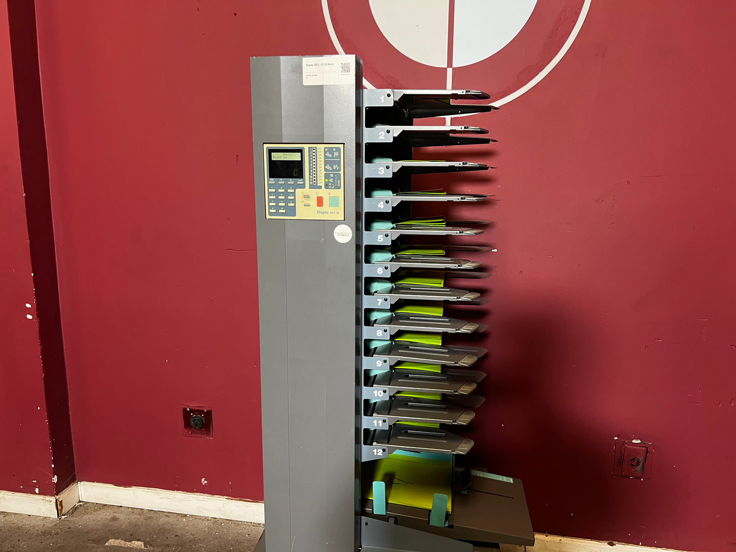 Used Duplo DFC-12 Collator Feeding Trays and Paper Path – AA&D PressExchange