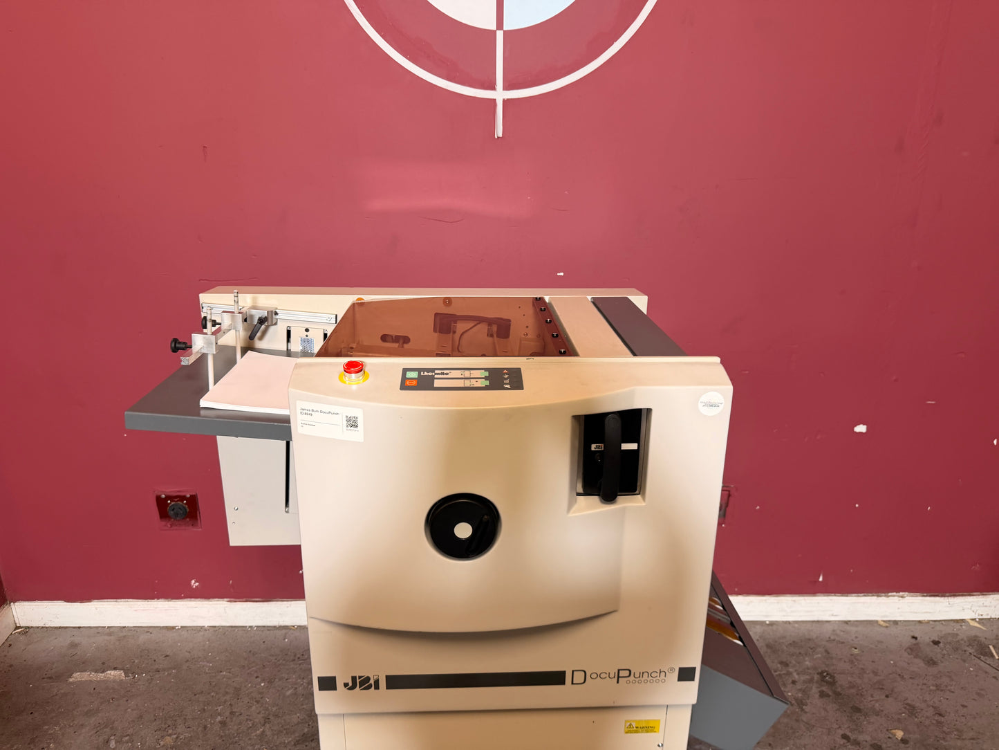 Used James Burn P33 DocuPunch 4:1 Die punch mechanism internal view – AA&D PressExchange