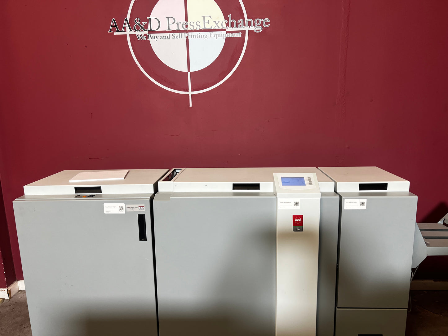 OCE 200 booklet maker 56k meter