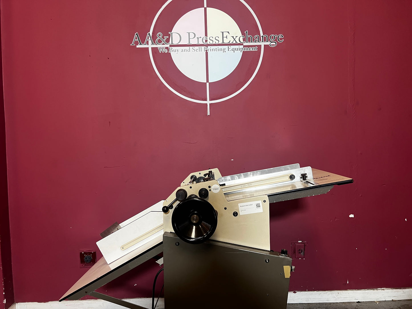 Used Rosback 220A Perforating, Slitting, Scoring, and Creasing Machine at AA&D PressExchange