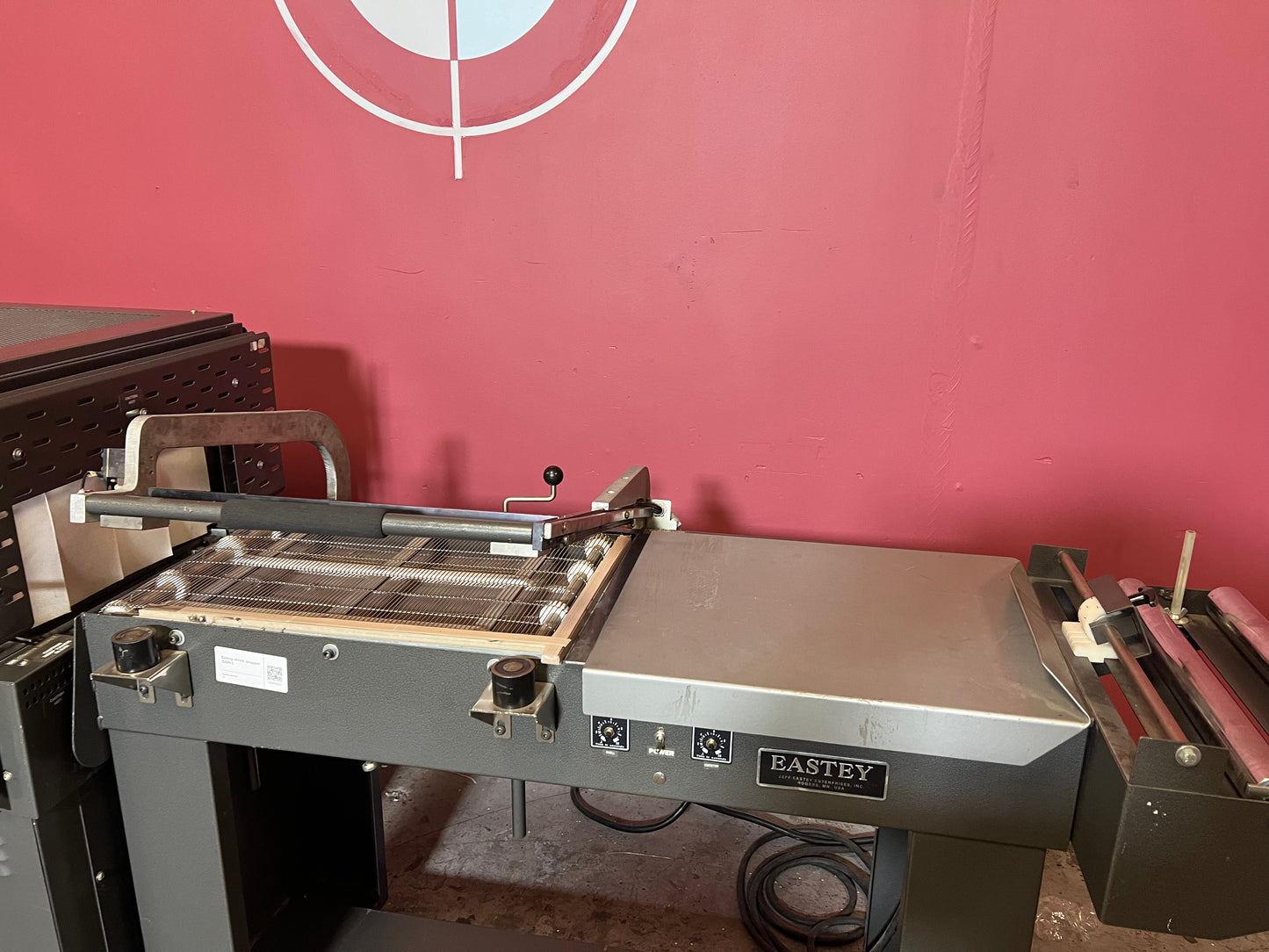 Used Eastey EM1622T Semi-Automatic Shrink Wrapping Equipment at AA&D PressExchange