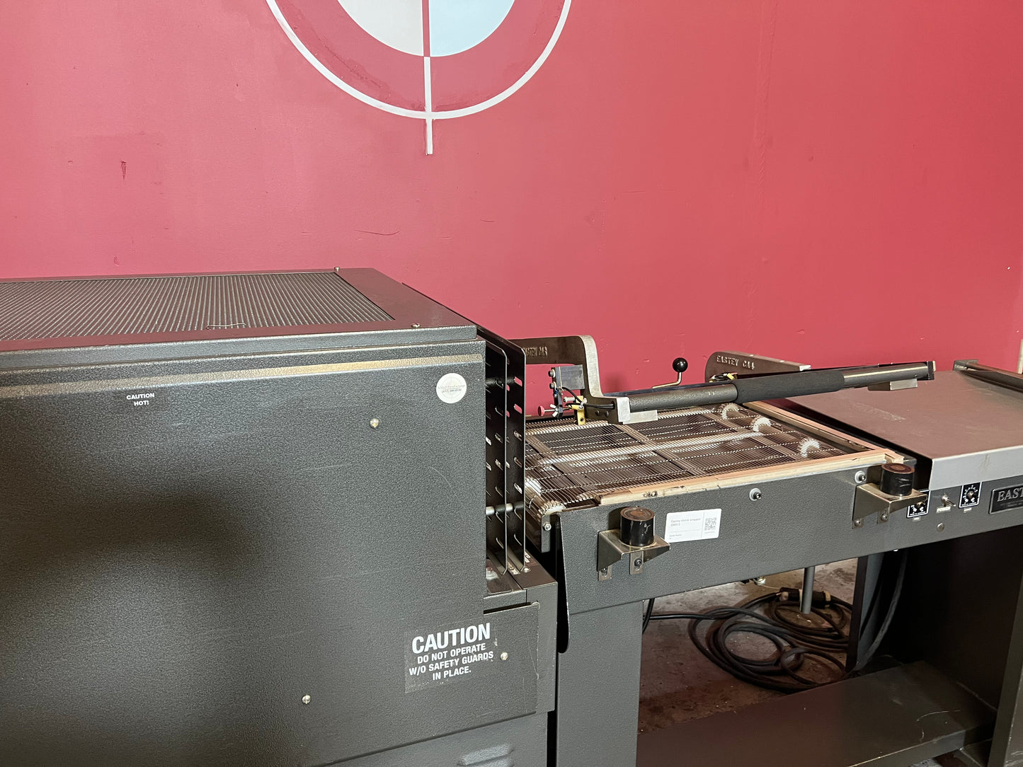 Used Eastey EM1622T Shrink Wrapper Semi-Automatic Hot Wire Sealer at AA&D PressExchange