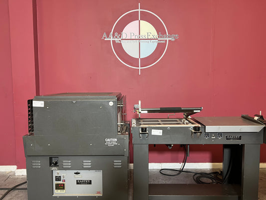 Used Eastey EM1622T Shrink Wrapper Semi-Automatic L-bar Sealer at AA&D PressExchange