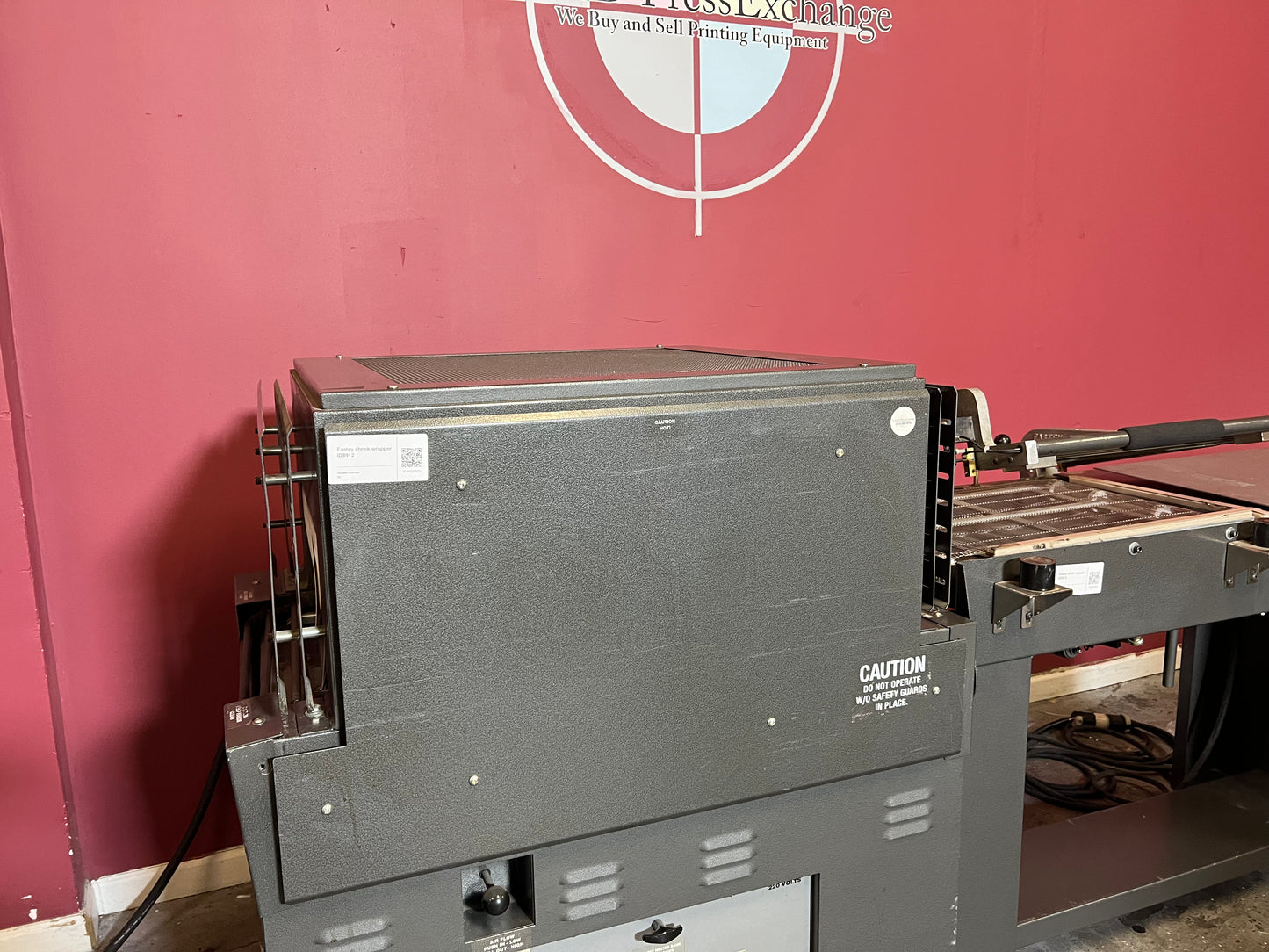 Used Eastey EM1622T Semi-Automatic L-bar Sealer Shrink Wrapper at AA&D PressExchange