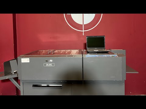 Used Duplo DC-645 Slitter Cutter Creaser thumbnail preview image – AA&D PressExchange