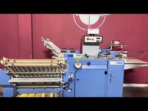 Used MBO B118 Pile Feed Paper Folder with Parallel & Right Angle Folds – AA&D PressExchange