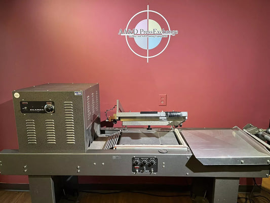Used Clamco Shrink Wrapper L-bar Heat Tunnel Combo Machine at AA&D PressExchange