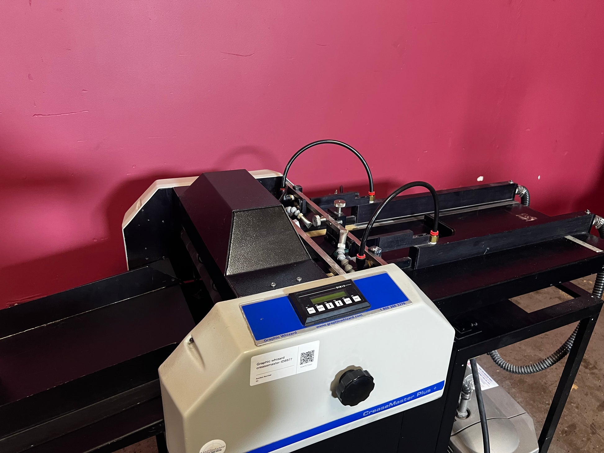 Used Graphic Whizard Creasemaster Plus finishing machine with touchscreen – AA&D PressExchange