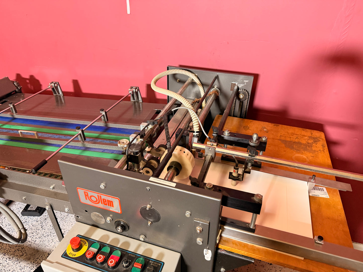 30” Wide Rollem TR perforator/scoring/Slit/Pile Feeder