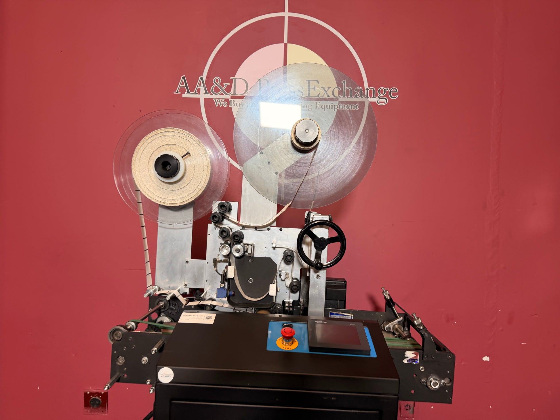 Used Profold LX-PRO tabbing machine tab placement unit and rollers