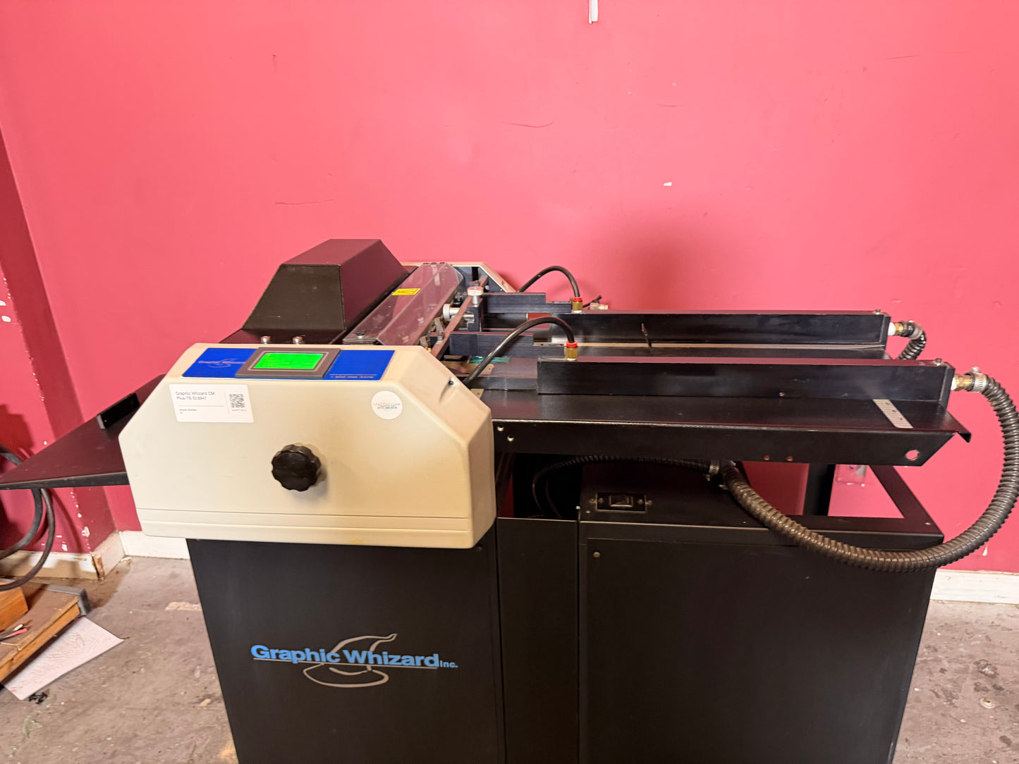 Used Graphic Whizard CreaseMaster Plus pneumatic paper creaser and perforator – AA&D PressExchange