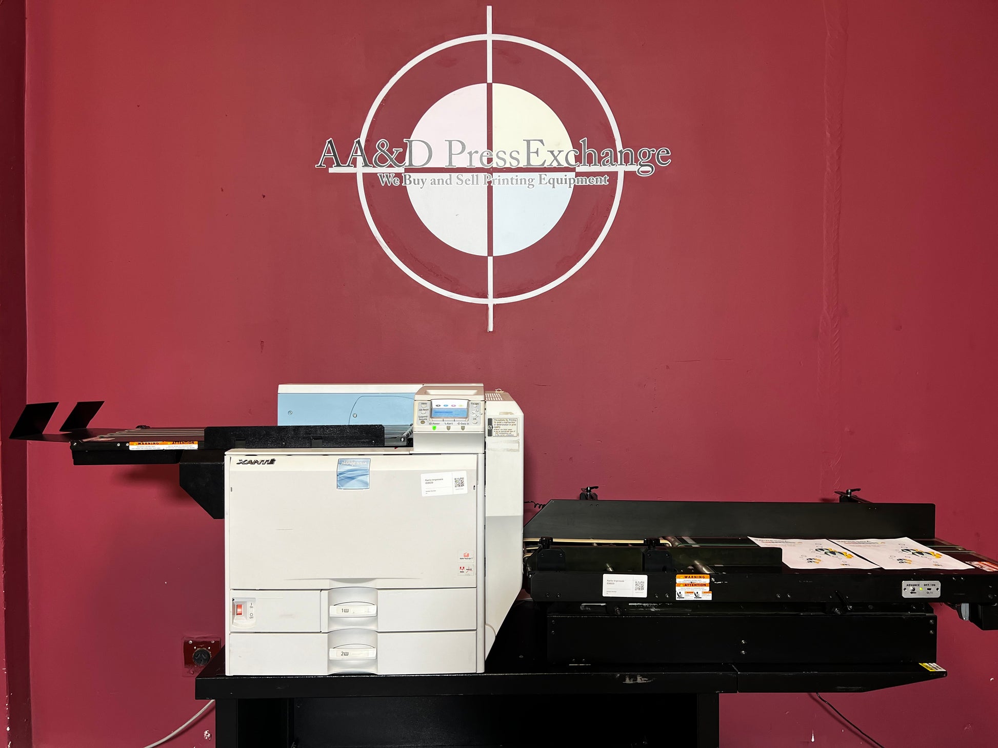 Used Xante Impressia Envelope Printing Machine with high resolution at AA&D PressExchange