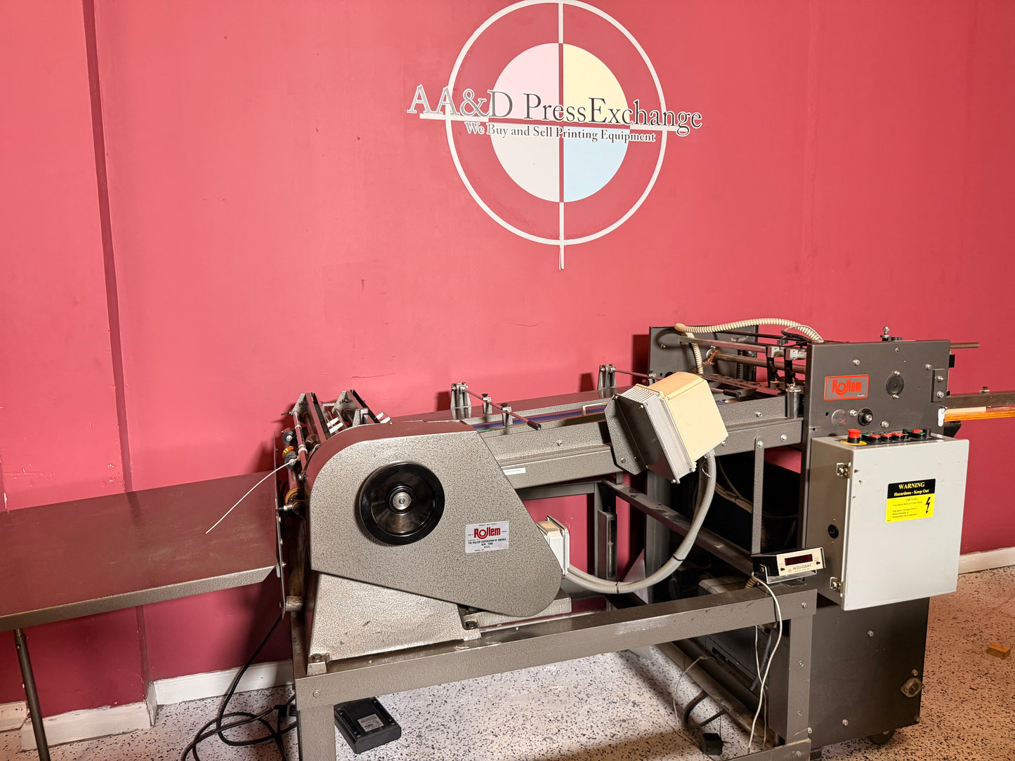 30” Wide Rollem TR perforator/scoring/Slit/Pile Feeder