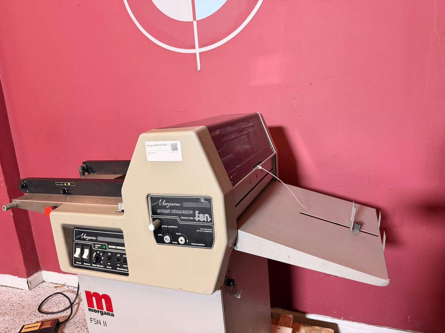 Morgana FSN ll Rotary Numbering Machine