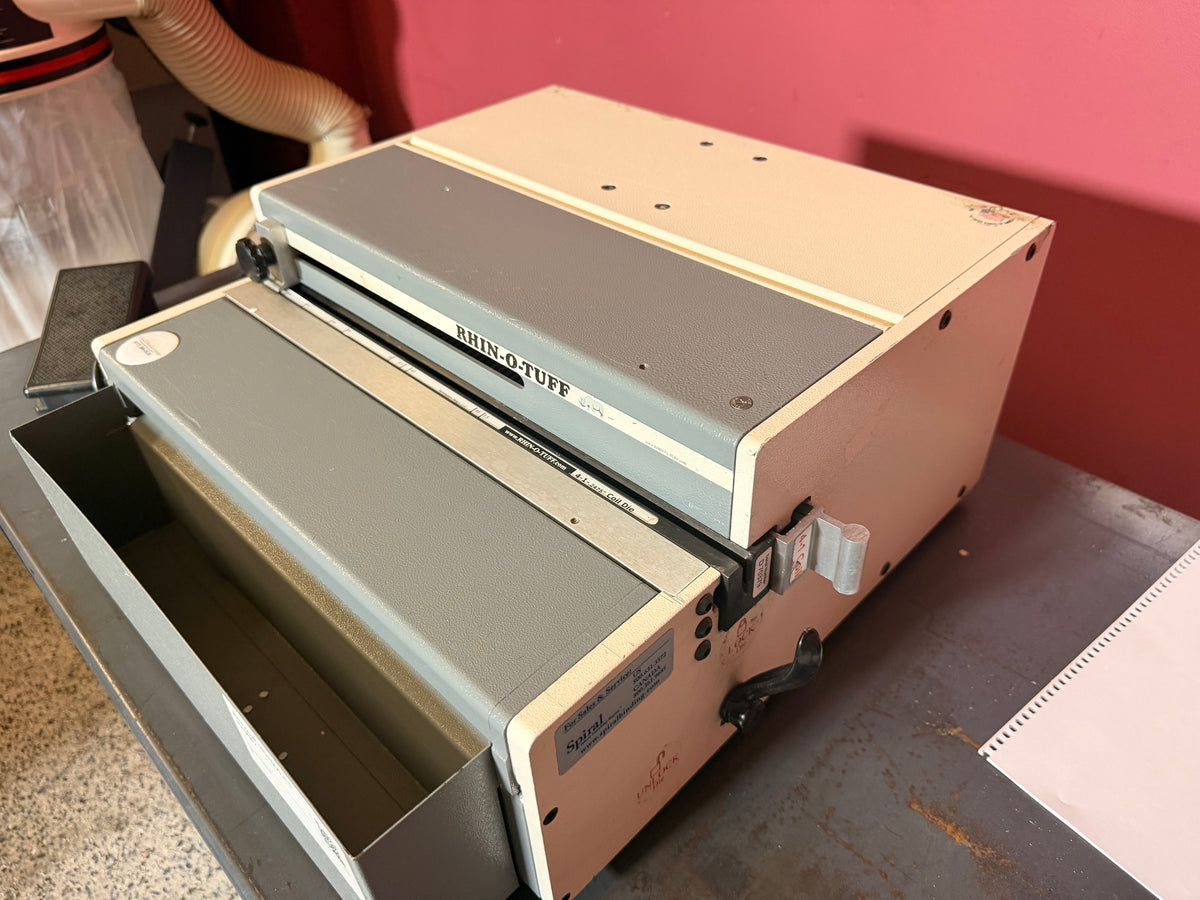 RHIN-O-TUFF HD7000 Paper Punch Machine w/ 4:1