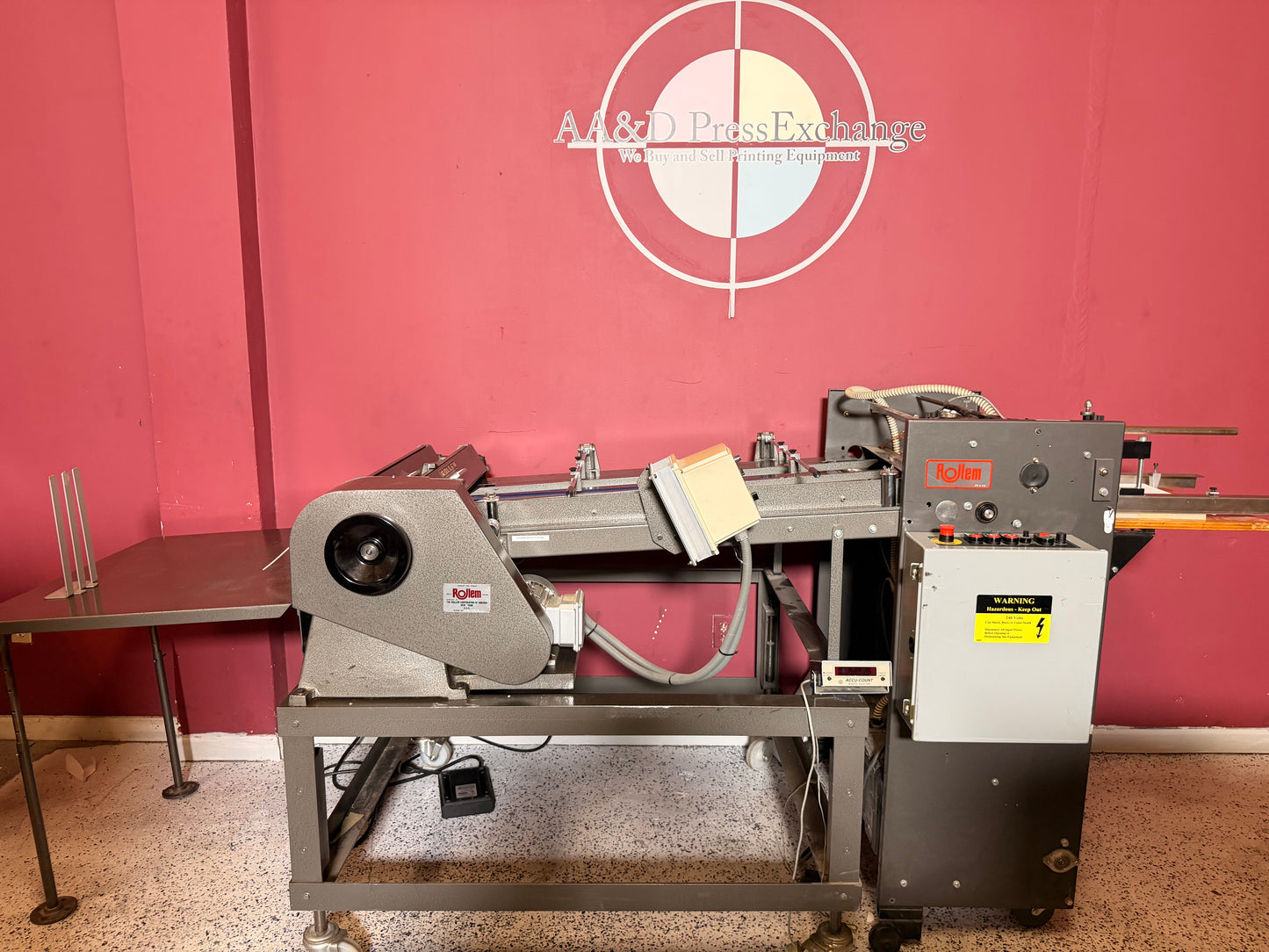 30” Wide Rollem TR perforator/scoring/Slit/Pile Feeder