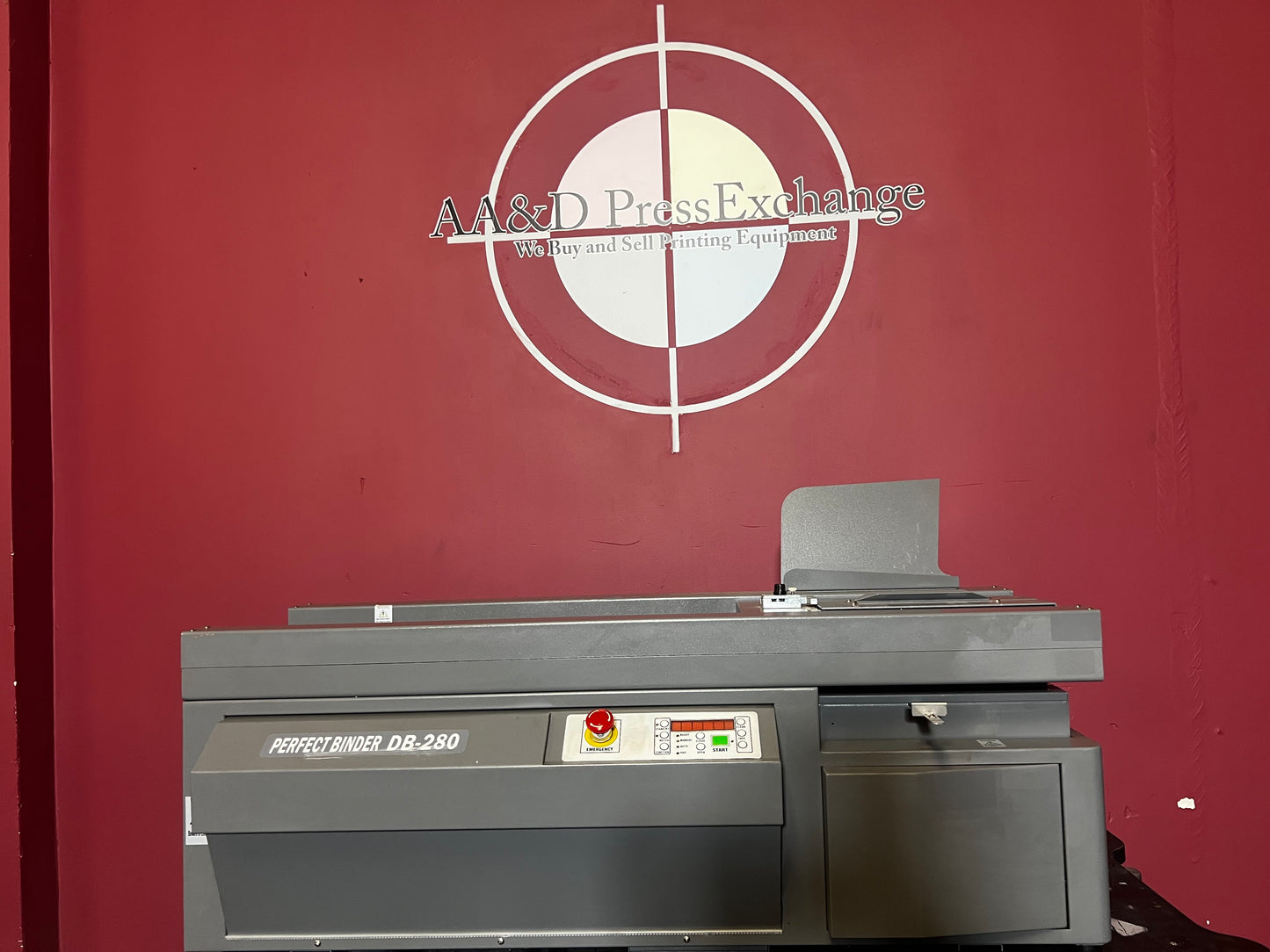 Used Duplo DB-280 short-run binding machine with glue drums – AA&D PressExchange