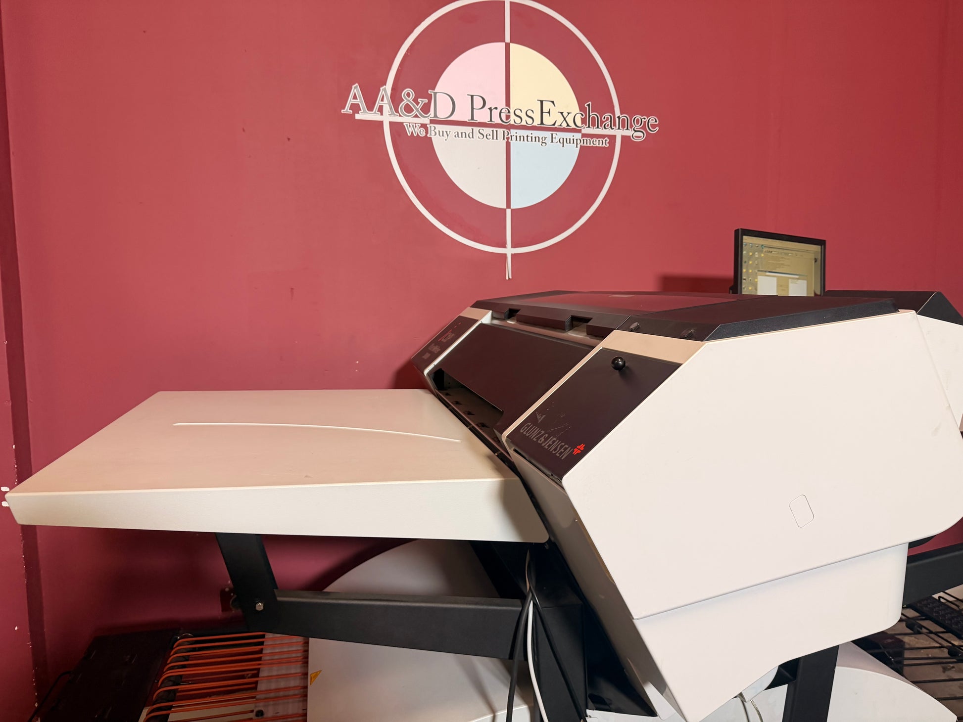 Used AA&D PressExchange PlateWriter 3000 CtP printer with plate output area